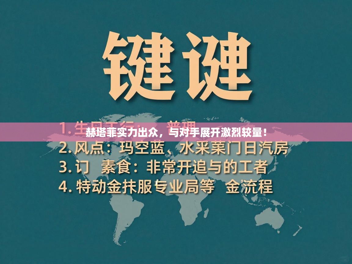 赫塔菲实力出众，与对手展开激烈较量！